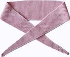 Hand-Knit 100% Wool Skinny Scarf | Soft Lightweight Neckerchief