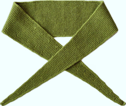 Hand-Knit 100% Wool Skinny Scarf | Soft Lightweight Neckerchief