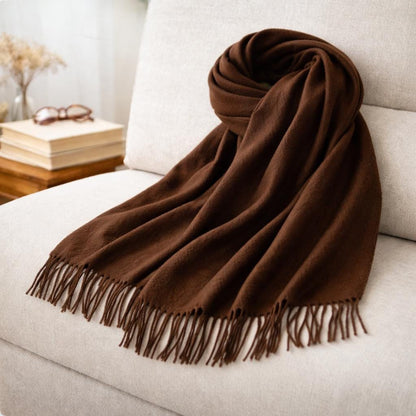 100% Pure Wool Scarf – Soft & Lightweight Winter Wrap