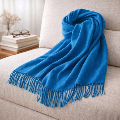 100% Pure Wool Scarf – Soft & Lightweight Winter Wrap