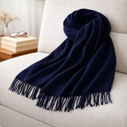 100% Pure Wool Scarf – Soft & Lightweight Winter Wrap