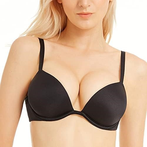 BaoKang™ Reggiseno T-Shirt Profondo a V Push Up – Reggiseno Comodo e Senza Cuciture per Tutti i Giorni con Sostegno Naturale
