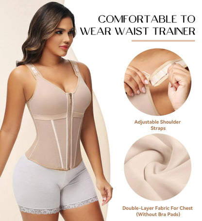 【⏰New product limited-time discount⏰】Waist Shapewear Bodysuit with Built-In Bra | Tummy Control Body Shaper with Adjustable Straps