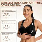 【⏰New product limited-time discount⏰】Wireless Support Bra for Women | Seamless Full Coverage Comfort Bra with Lift & Support