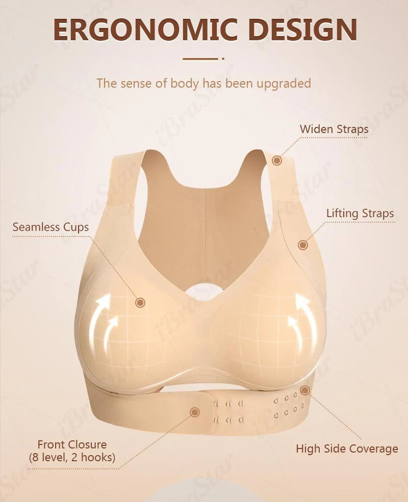 【⏰New product limited-time discount⏰】Wireless Support Bra for Women | Seamless Full Coverage Comfort Bra with Lift & Support