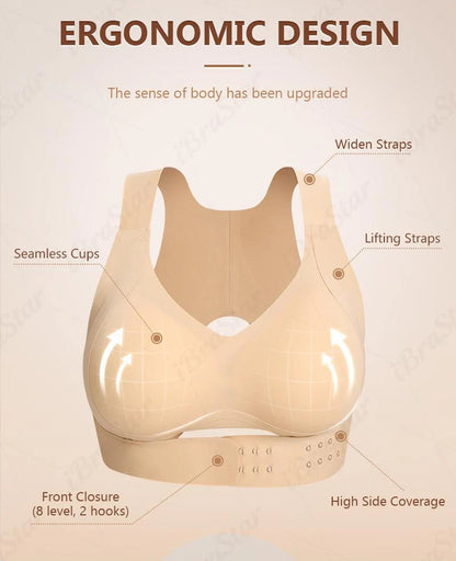 【⏰New product limited-time discount⏰】Wireless Support Bra for Women | Seamless Full Coverage Comfort Bra with Lift & Support