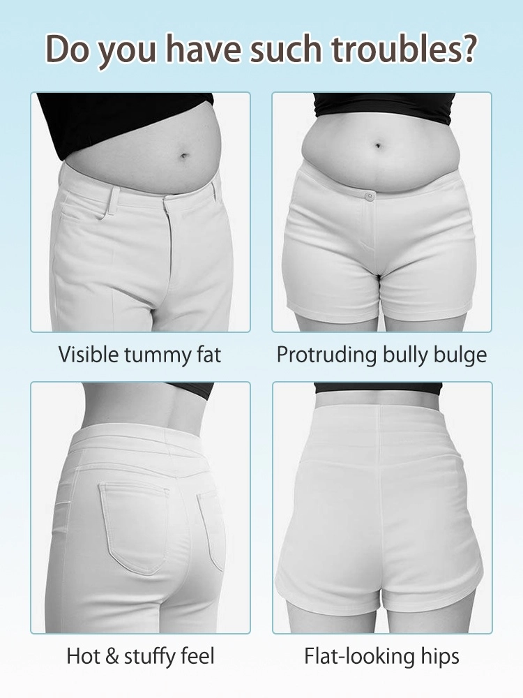 3-7 pack shaping high-waisted underwear, cross-over tummy control, seamless cooling fabric.