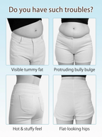 3-7 pack shaping high-waisted underwear, cross-over tummy control, seamless cooling fabric.