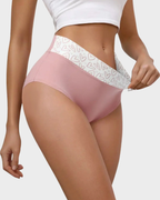 Culottes taille haute en coton doux à imprimé cœurs (lot de 6)