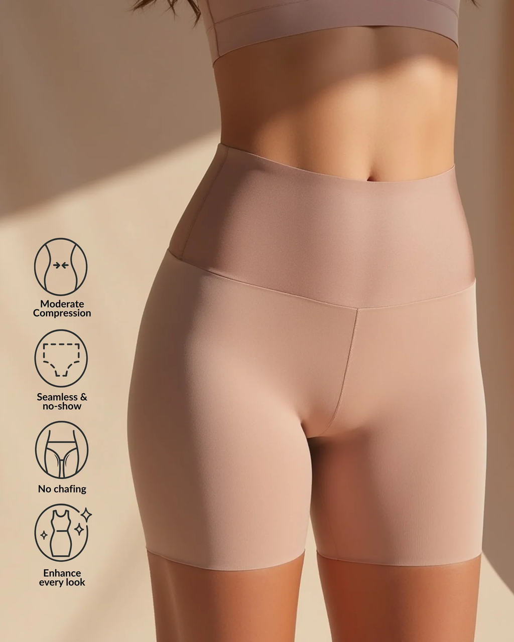 buy 1 get 1 free.Tuck-N-Lift Seamless Slip Short