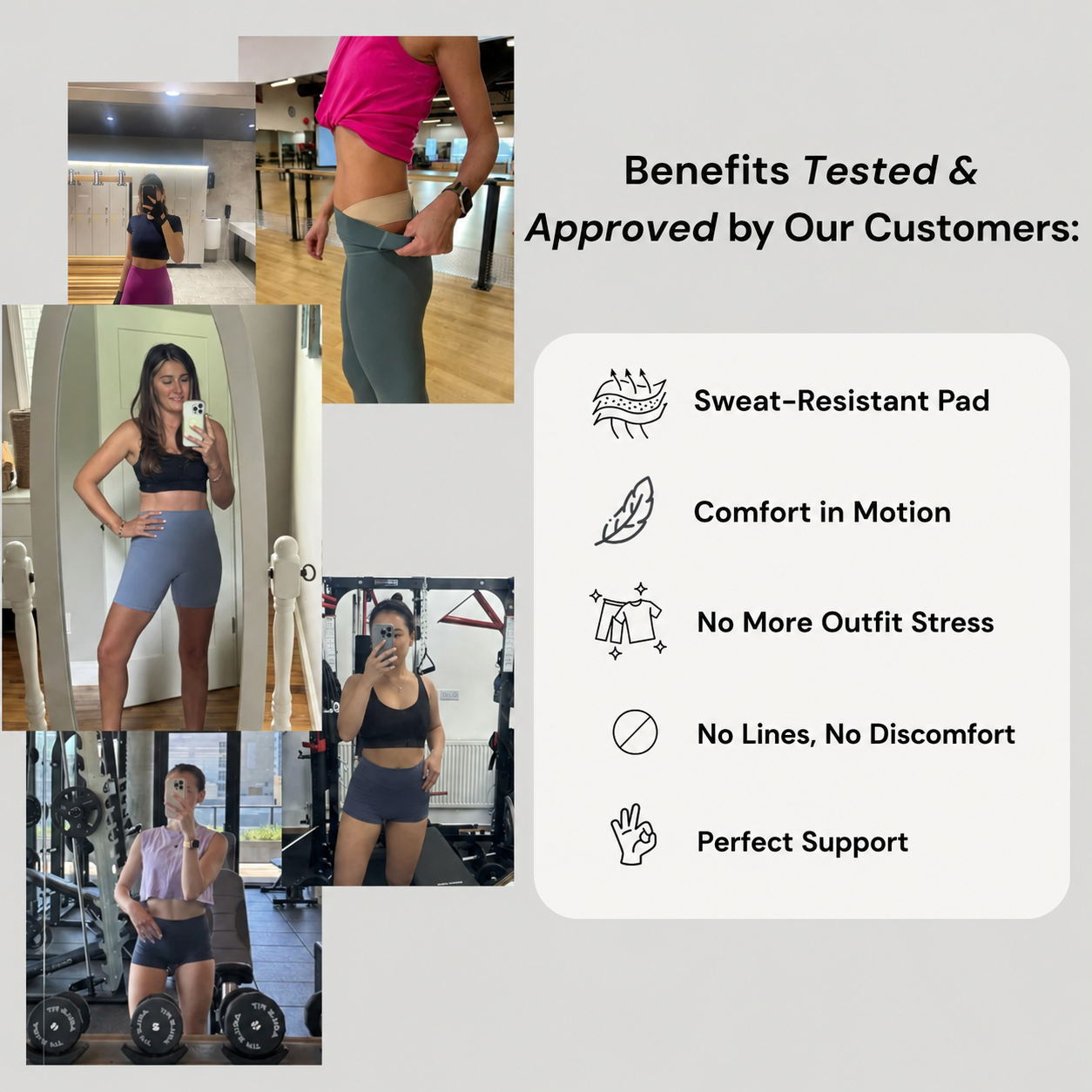 Invisible Seamless Panties for Women | Anti Camel Toe Underwear No Show Under Leggings & Tight Clothes