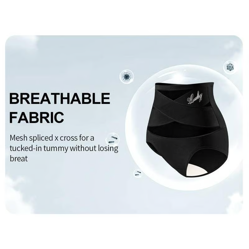 🔥🔥High Waisted Underwear Full Coverage Compression Briefs Panties All-Day Comfort