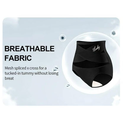 🔥🔥High Waisted Underwear Full Coverage Compression Briefs Panties All-Day Comfort