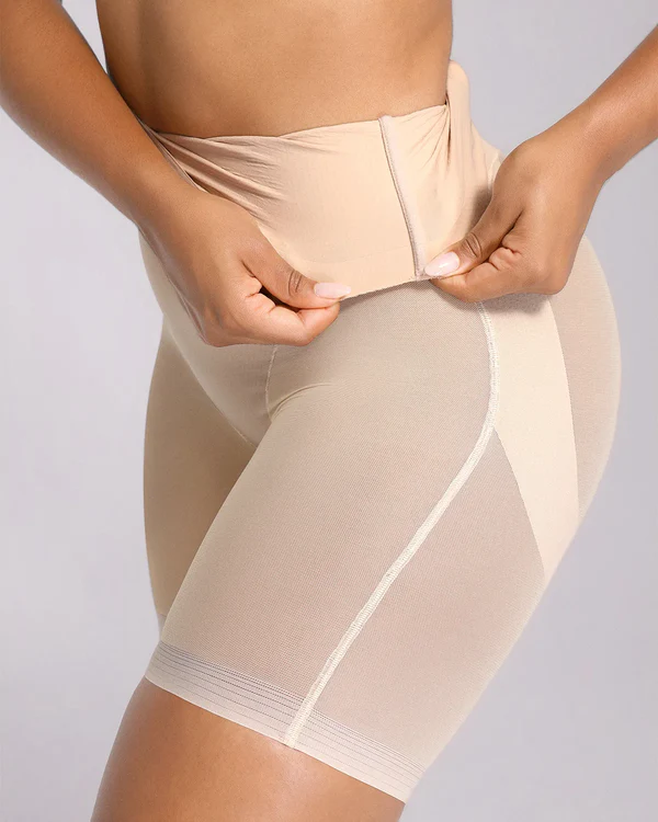 BOOT-YEAH™ MeshSmooth™ High-Waisted Mid Thigh Short