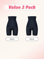 VEIMIA Seamless Shapewear Shorts With High-waisted Shaping & Tummy Control, Fitted Without Rolled Edges