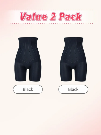 VEIMIA Seamless Shapewear Shorts With High-waisted Shaping & Tummy Control, Fitted Without Rolled Edges