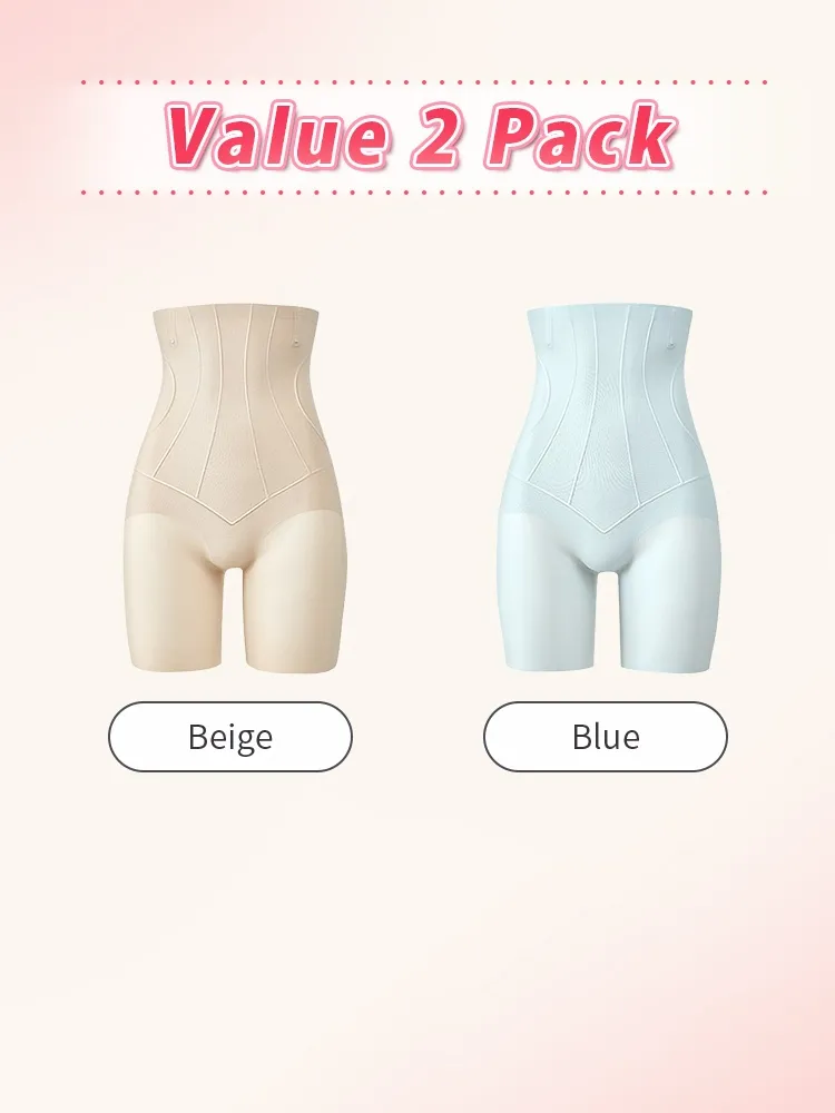 VEIMIA Seamless Shapewear Shorts With High-waisted Shaping & Tummy Control, Fitted Without Rolled Edges