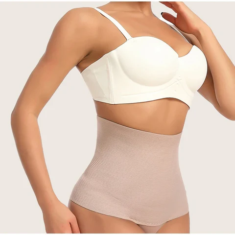 Buy 1 Get 1 Free、High Waist Flat Belly Shaping Slimming Panties