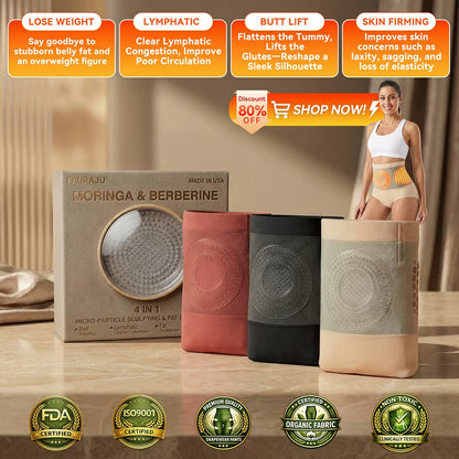 【🛒Summer Sale🛒】2026 4-in-1 Sculpting & Fat-Burning Microfiber Waist Trainer