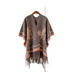 Fascia avvolgente trasformabile 100% lana merino | Cardigan, scialle e sciarpa 3 in 1