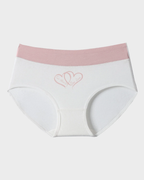 Culottes taille haute en coton doux à imprimé cœurs (lot de 6)