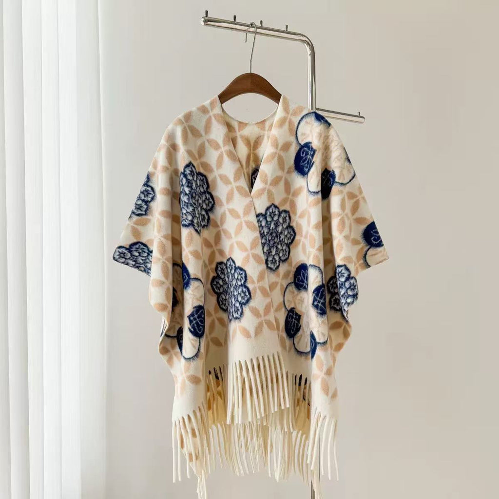 Fascia avvolgente trasformabile 100% lana merino | Cardigan, scialle e sciarpa 3 in 1