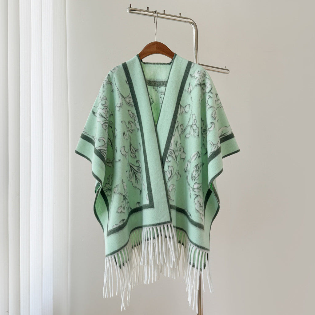 Fascia avvolgente trasformabile 100% lana merino | Cardigan, scialle e sciarpa 3 in 1