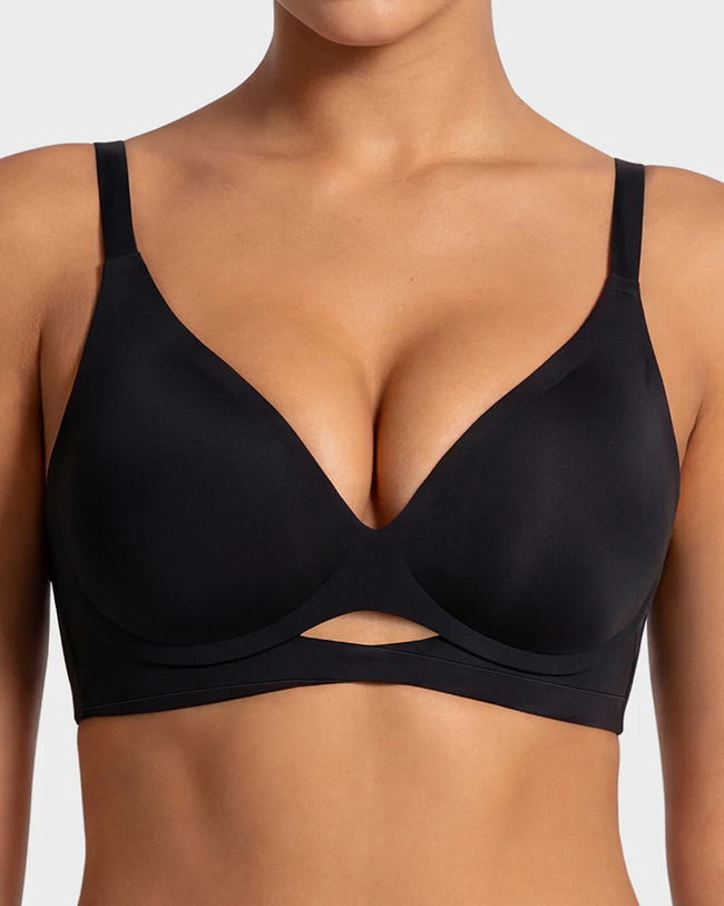 Soft Support Plunge Push-Up Bra Main Image