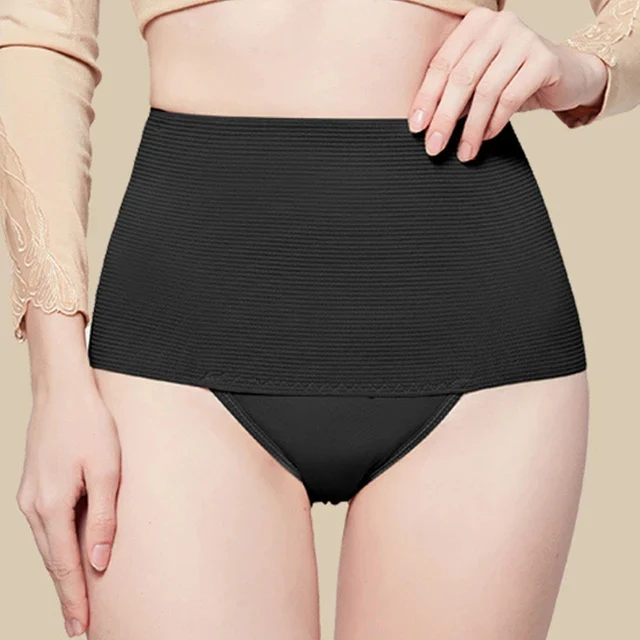 Buy 1 Get 1 Free、High Waist Flat Belly Shaping Slimming Panties