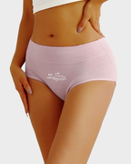 Culottes taille haute en coton doux à imprimé cœurs (lot de 6)