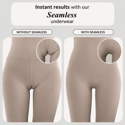 Invisible Seamless Panties for Women | Anti Camel Toe Underwear No Show Under Leggings & Tight Clothes
